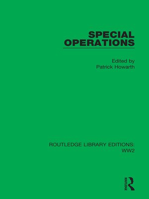 cover image of Special Operations
